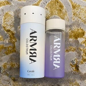 🆕 Armra Colostrum Water Bottle Carafe, Borosilicate Glass 350ml BPA Free 12oz